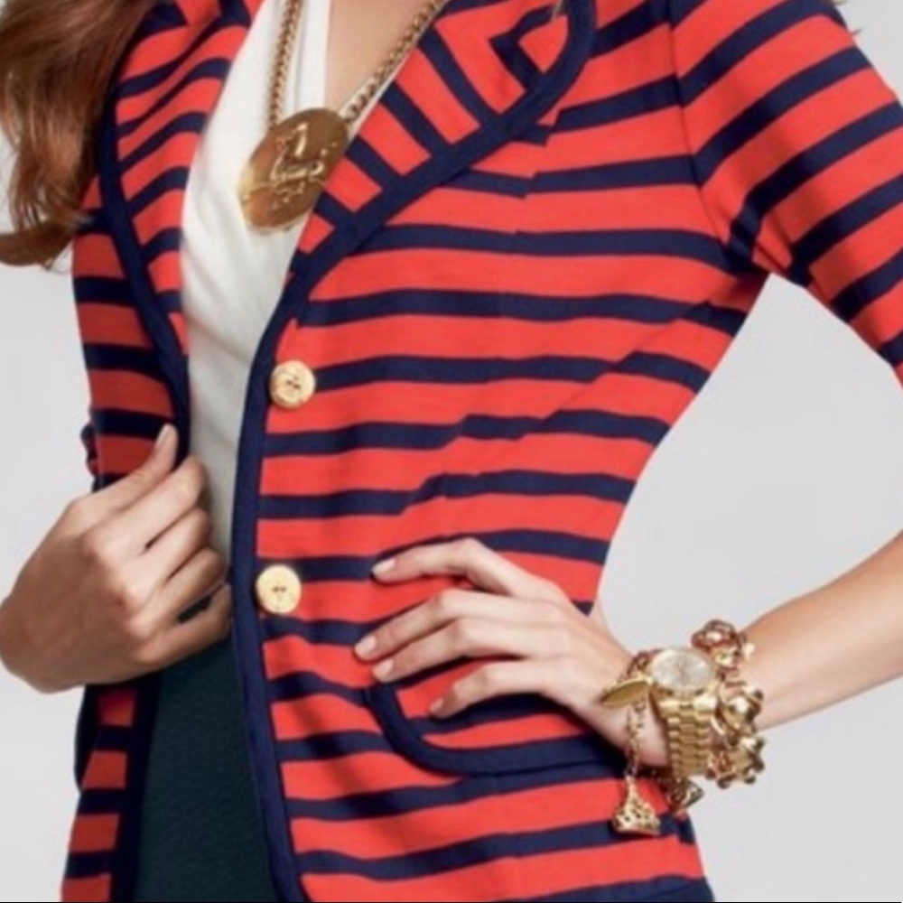 CABI 224 Au Revoir Yacht Club jacket, Sz Med